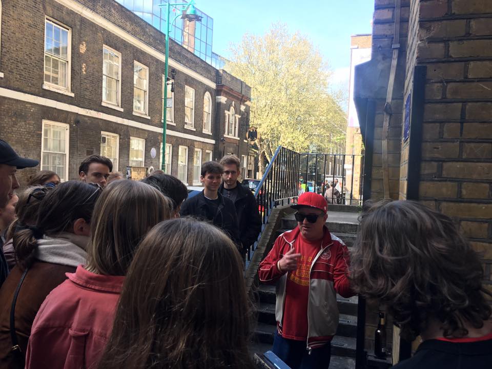 homeless tour guide london, Pete