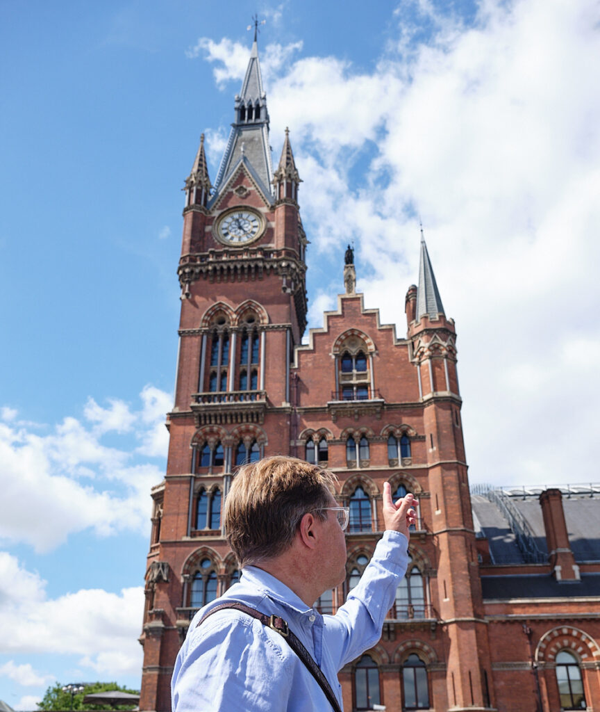 Unseen Tours Guide Ben at King's Cross Station