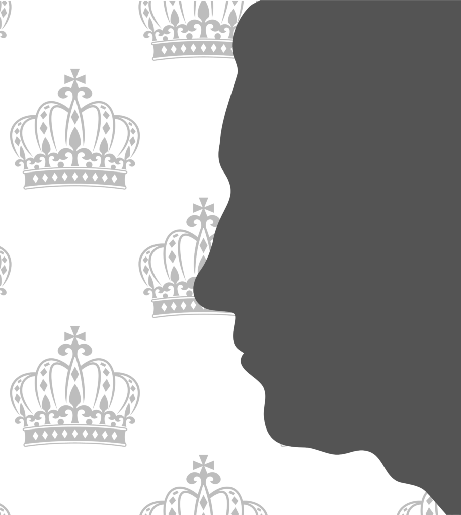 Silhouette of King Charles